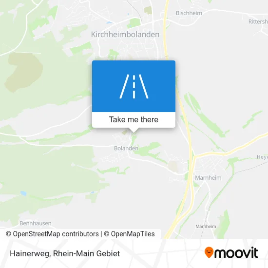Hainerweg map