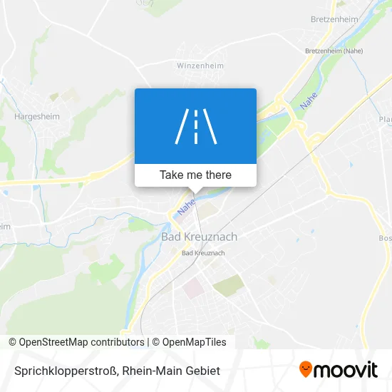 Sprichklopperstroß map