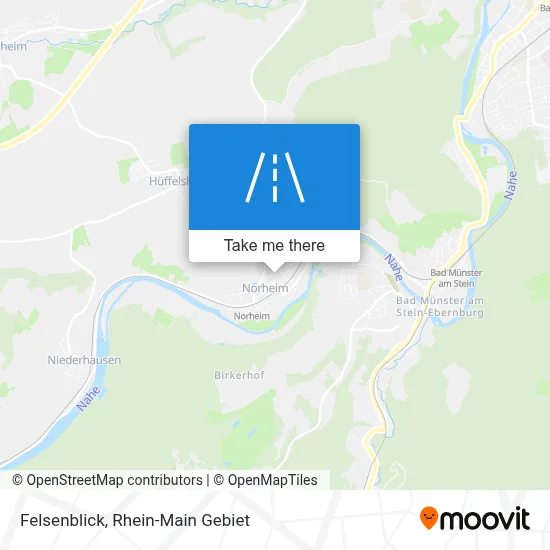 Felsenblick map