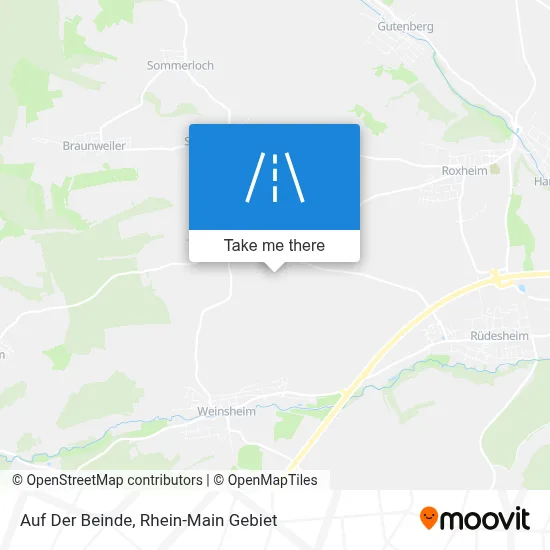 Auf Der Beinde map