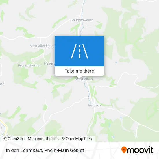 In den Lehmkaut map