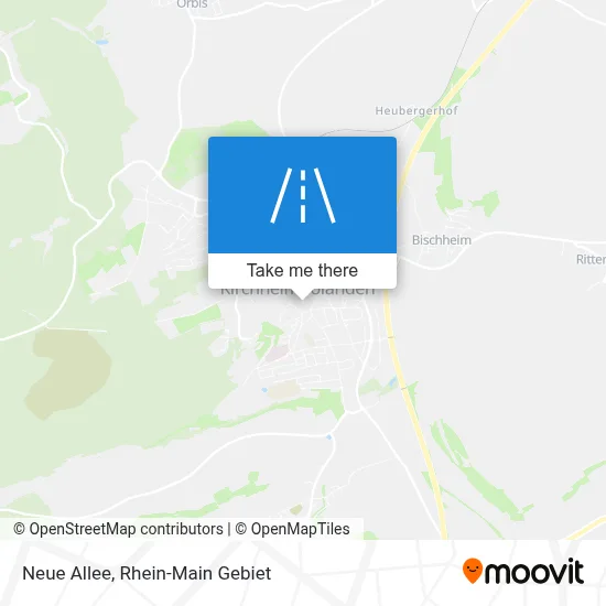 Neue Allee map