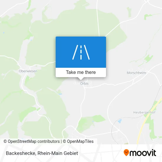 Backeshecke map