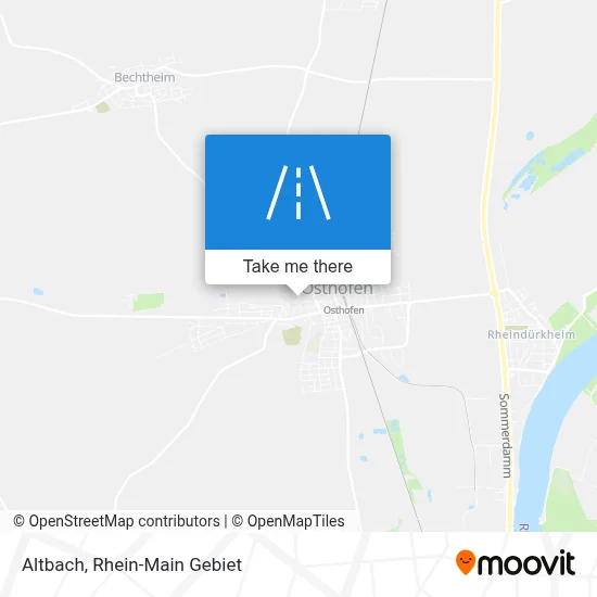 Altbach map