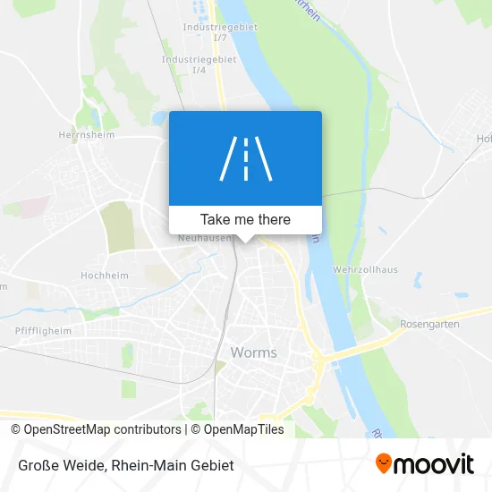 Große Weide map