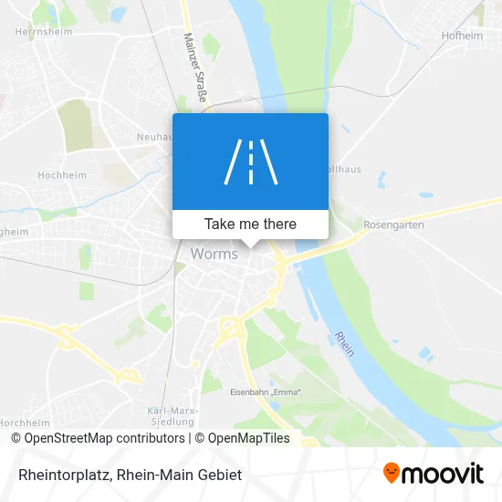 Rheintorplatz map