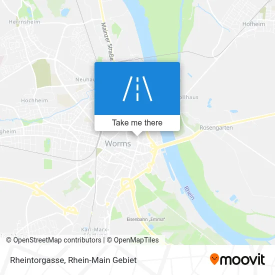 Rheintorgasse map