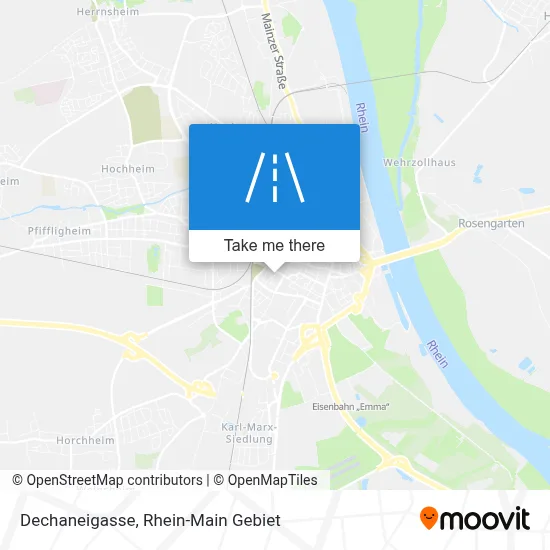 Dechaneigasse map