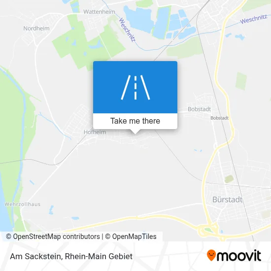 Am Sackstein map