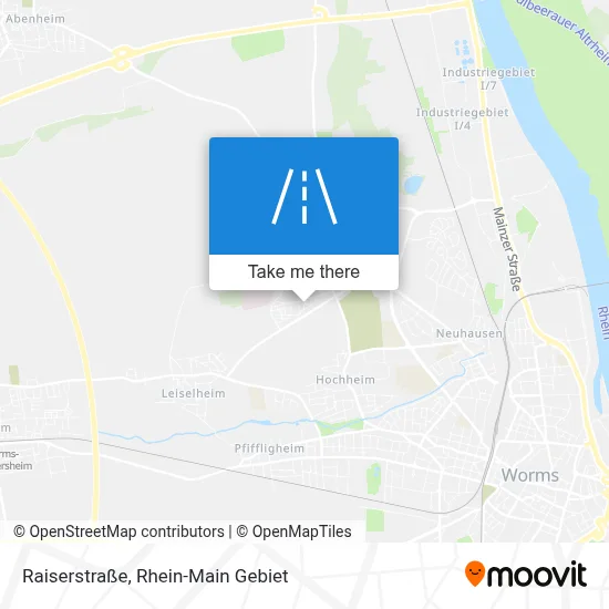 Raiserstraße map
