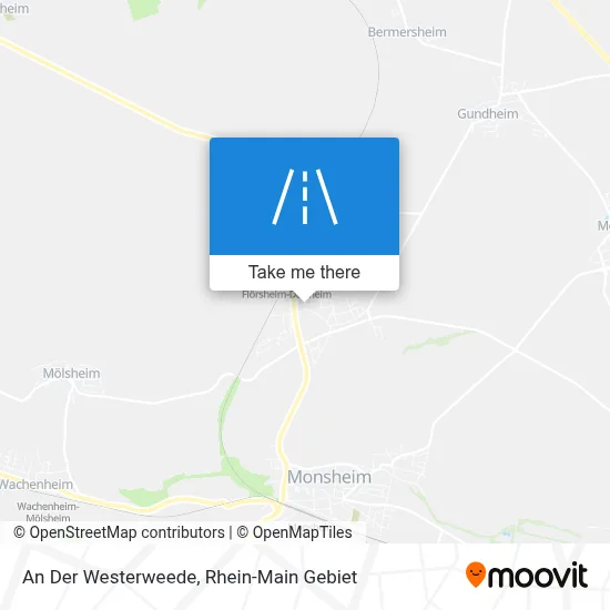 An Der Westerweede map