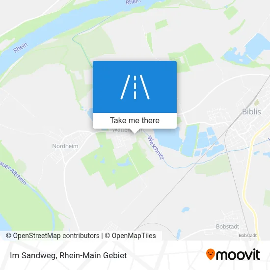Im Sandweg map