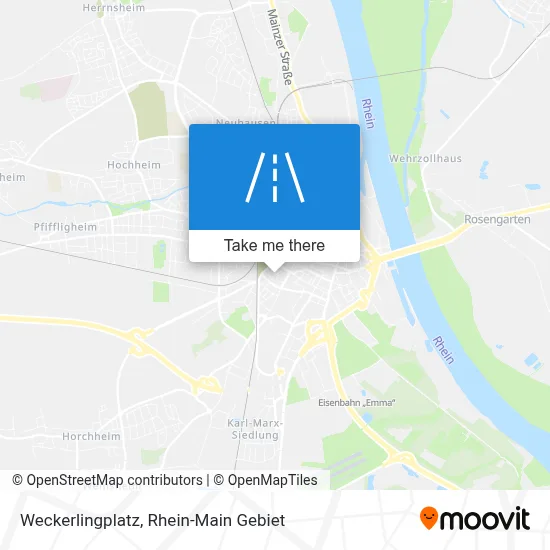 Weckerlingplatz map