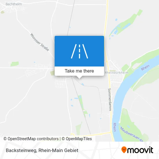 Backsteinweg map