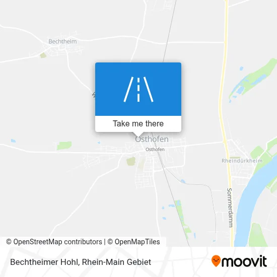 Bechtheimer Hohl map