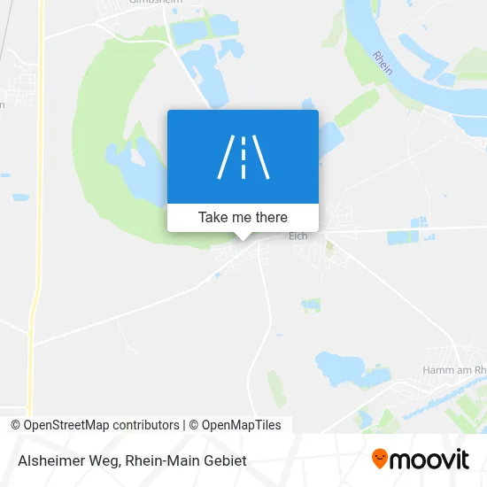 Alsheimer Weg map