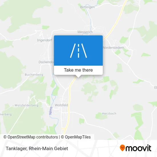 Tanklager map