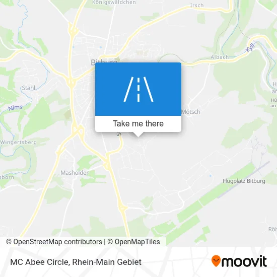 MC Abee Circle map