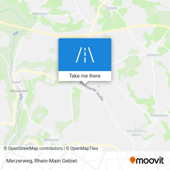 Merzerweg map