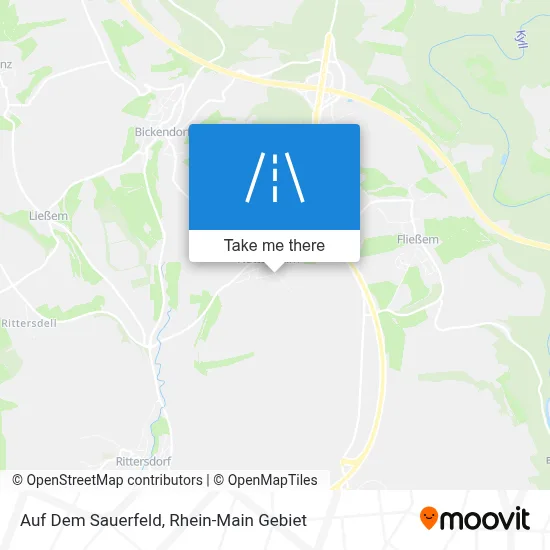Auf Dem Sauerfeld map