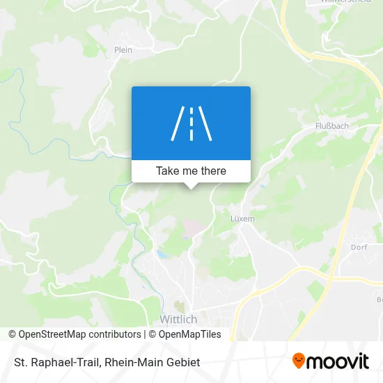 St. Raphael-Trail map