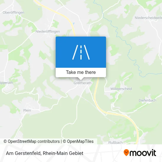 Am Gerstenfeld map