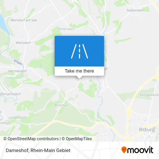 Dameshof map