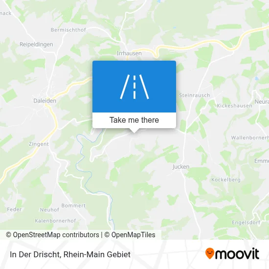 In Der Drischt map