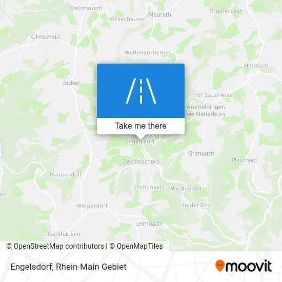 Engelsdorf map