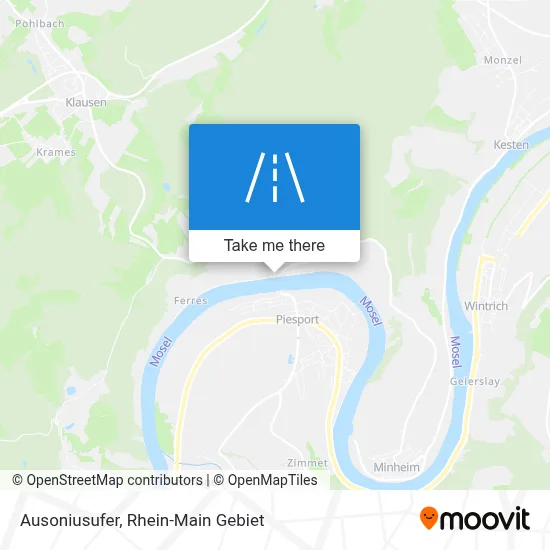 Ausoniusufer map