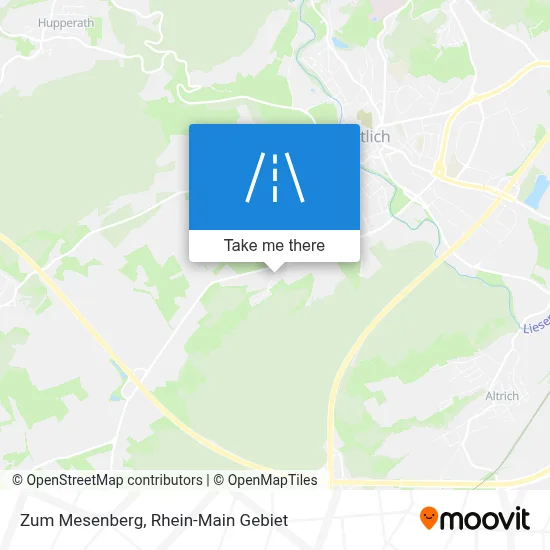 Zum Mesenberg map