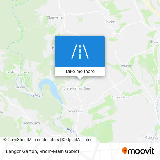 Langer Garten map