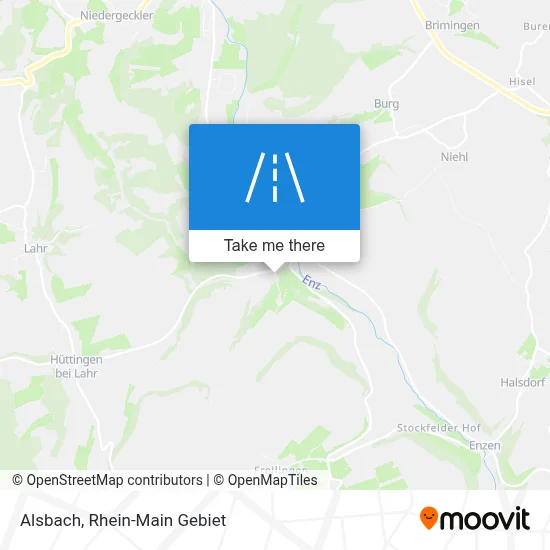 Alsbach map