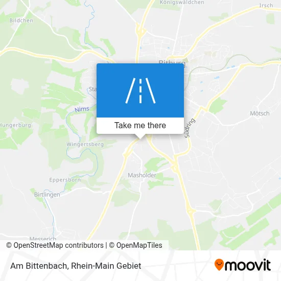 Am Bittenbach map