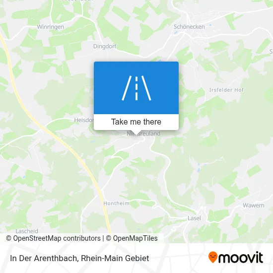 In Der Arenthbach map