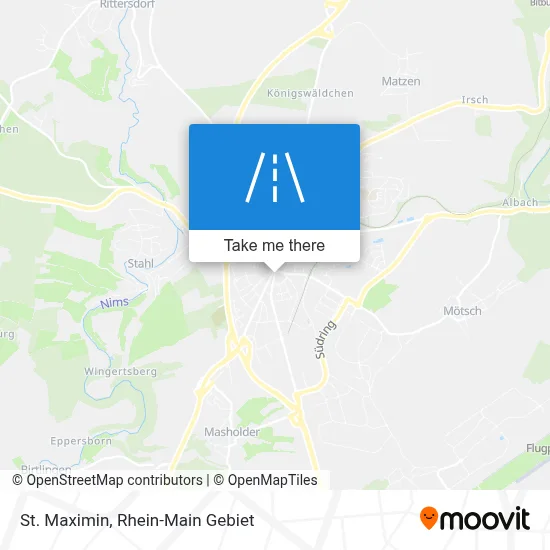 St. Maximin map