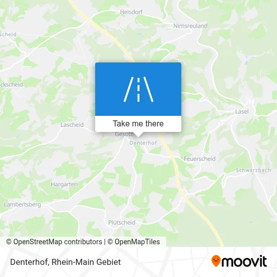 Denterhof map