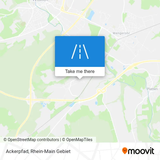 Ackerpfad map