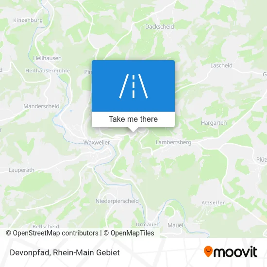 Devonpfad map