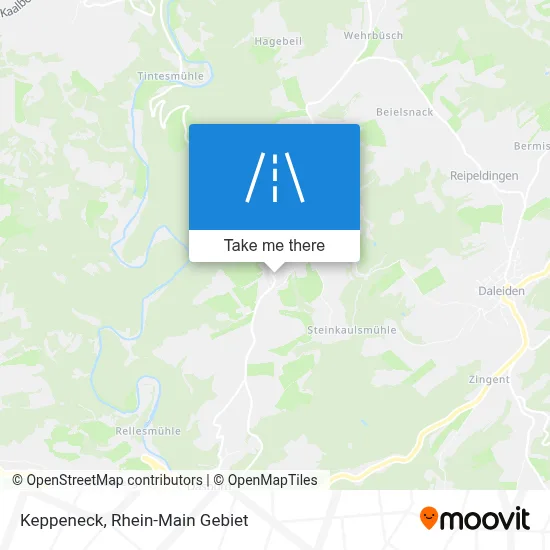 Keppeneck map
