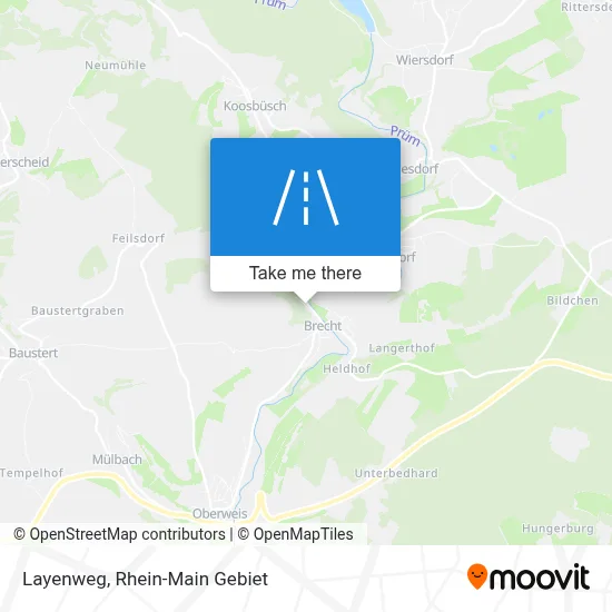 Layenweg map