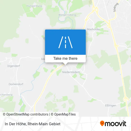 In Der Höhe map