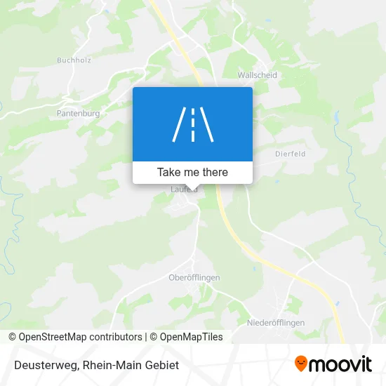 Deusterweg map