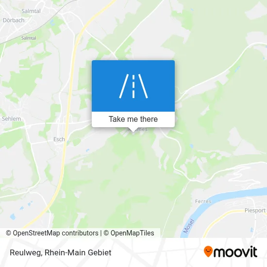 Reulweg map