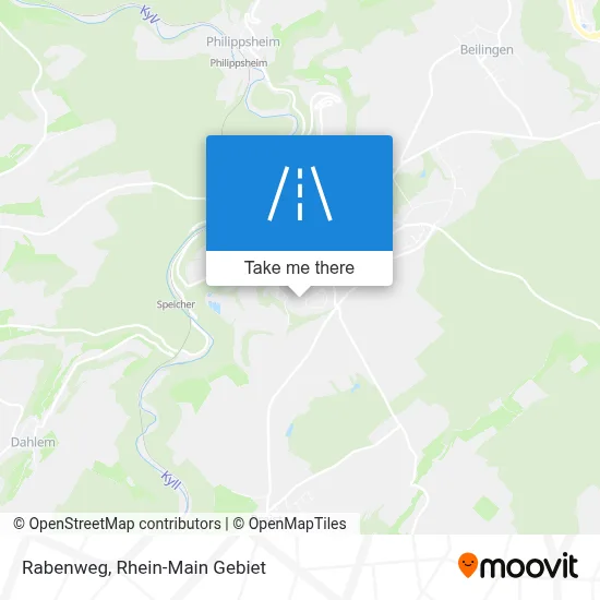 Rabenweg map