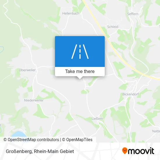 Großenberg map