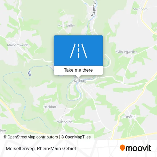 Meiselterweg map