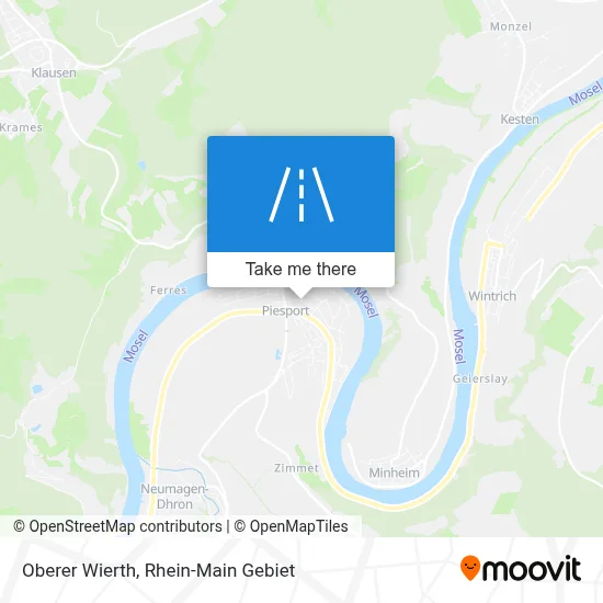 Oberer Wierth map