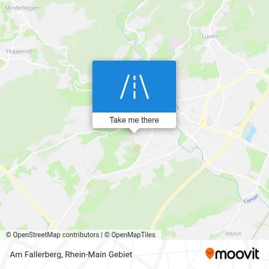 Am Fallerberg map