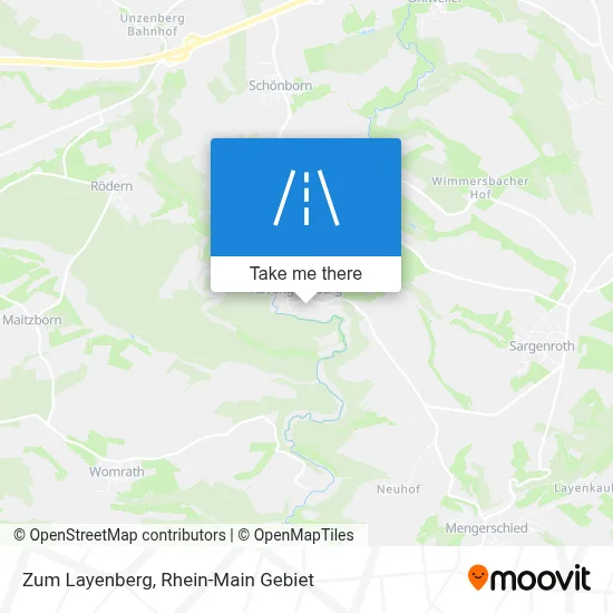 Zum Layenberg map